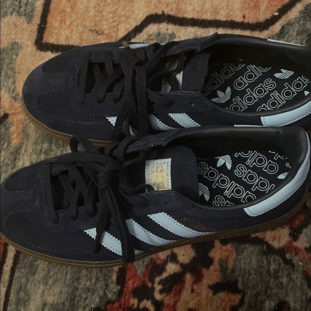 Adidas boys Navy and sky blue Sneakers